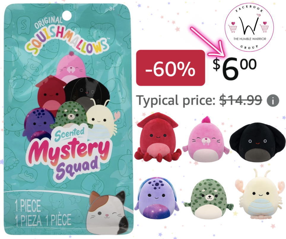 Squishmallows Scented Sealife Mystery Squad!